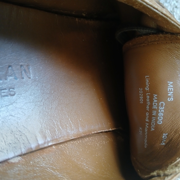 Cole Haan Tan Leather Brogue Men\'s Loafers main image 5